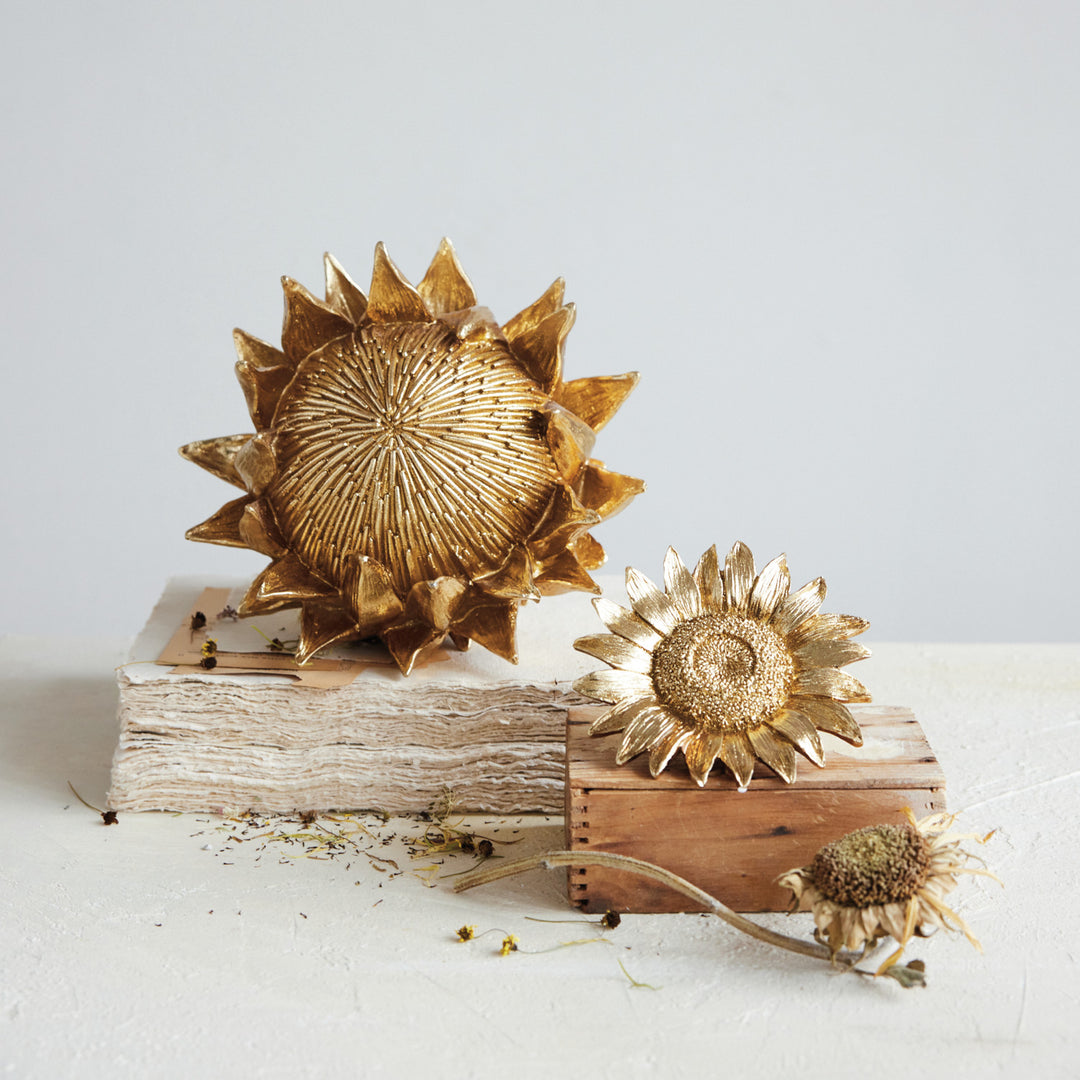 Gilded Artichoke Decorative Accent