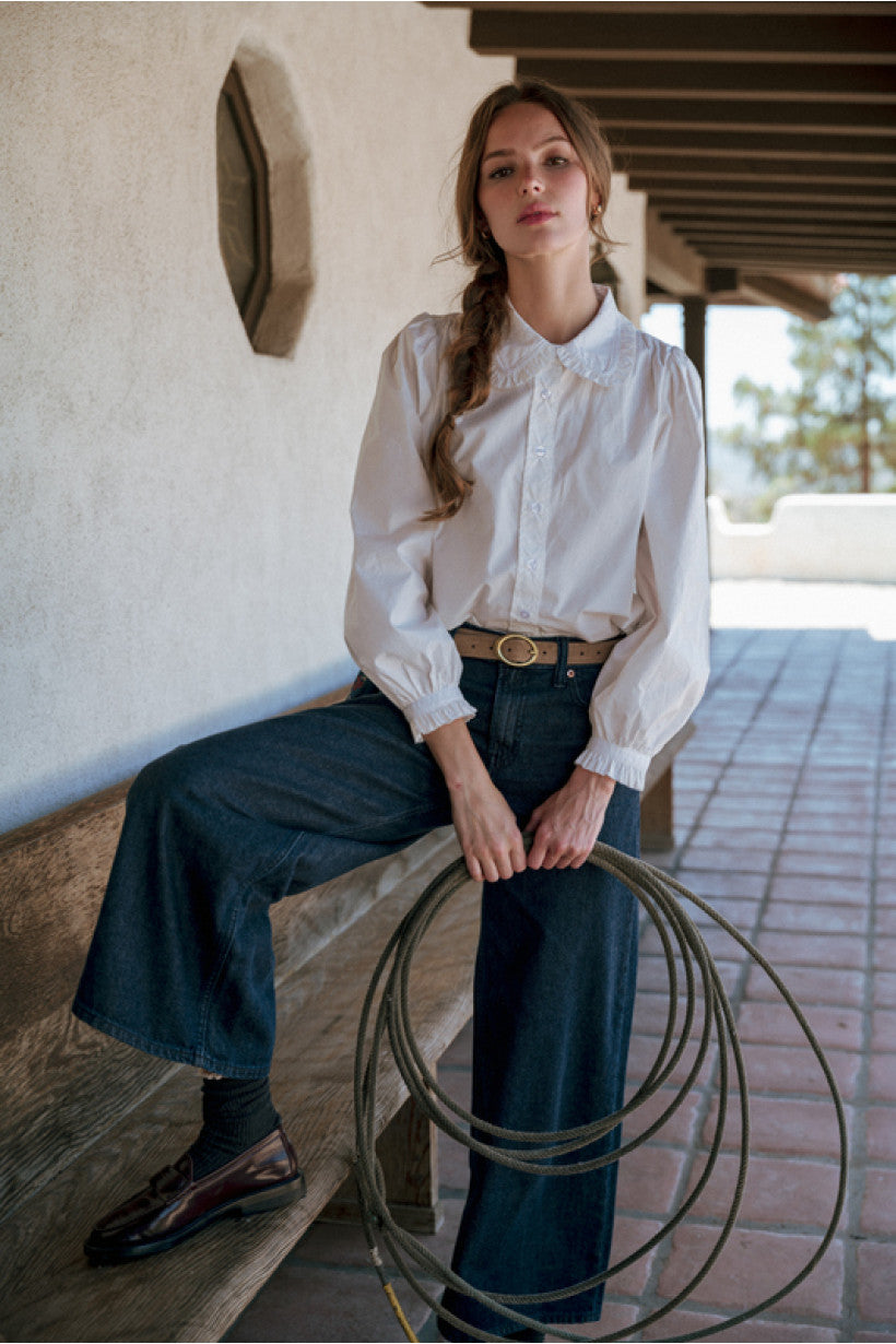 Prairie Poet Button-Down Blouse