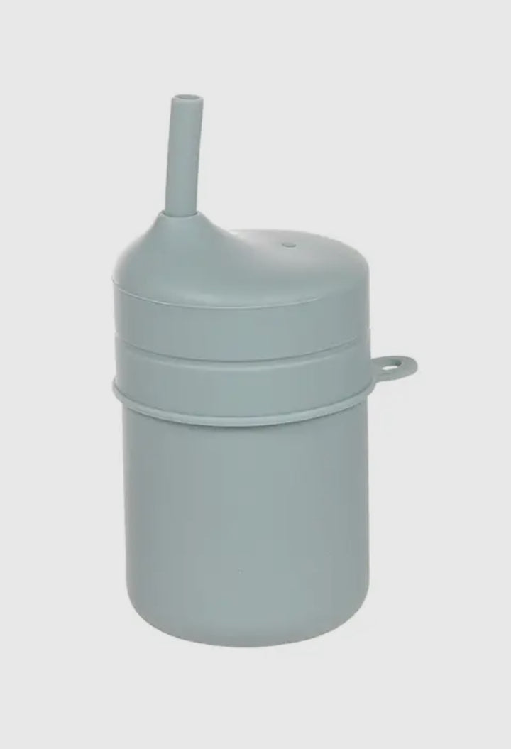 Silicone Cup with Lid and Straw