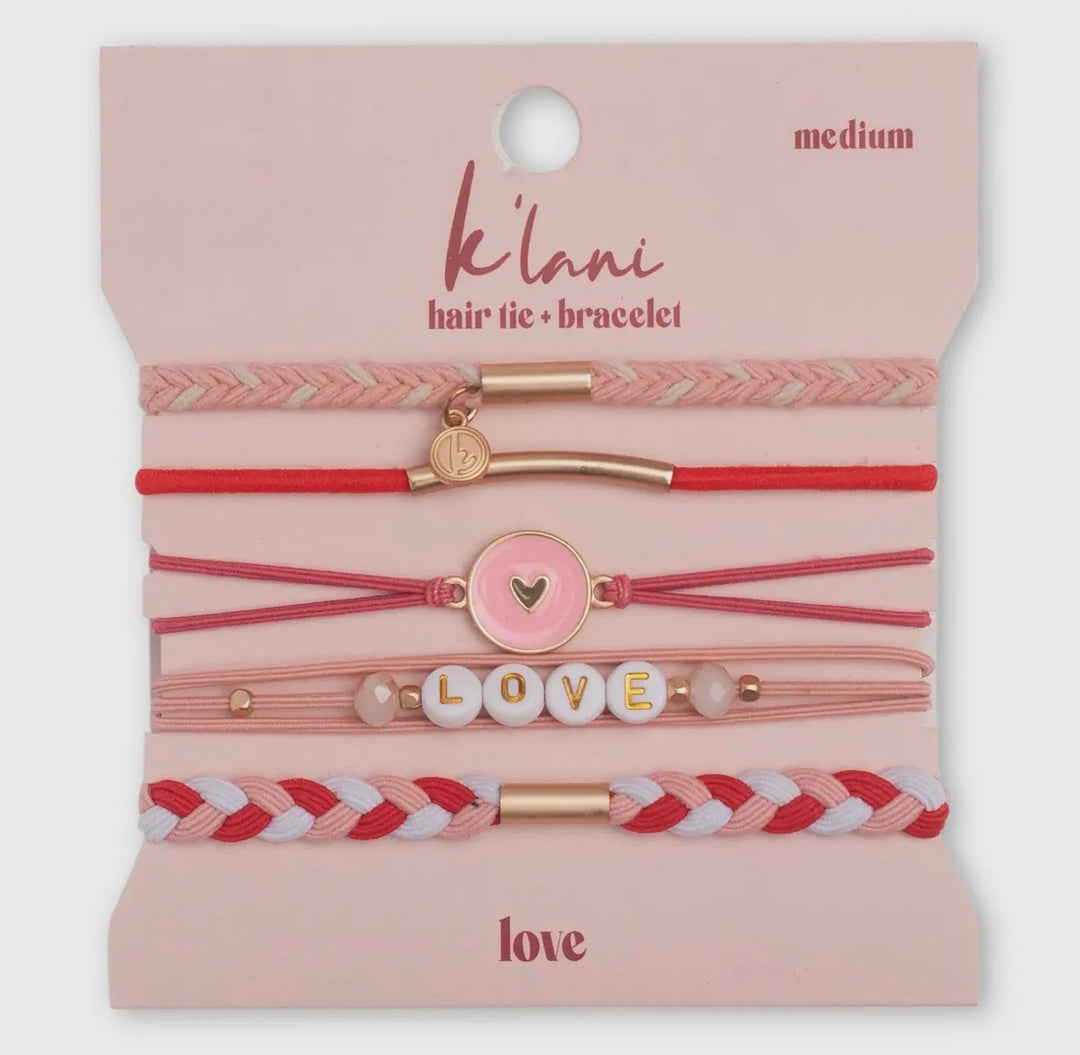 Hair Tie Bracelet Set