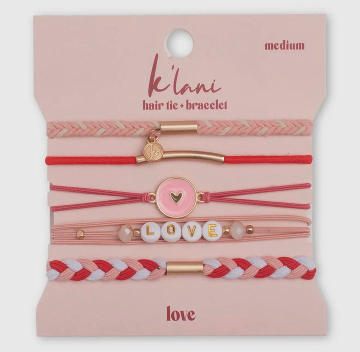 Hair Tie Bracelet Set