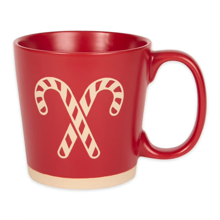 Classic Candy Cane Christmas Mug