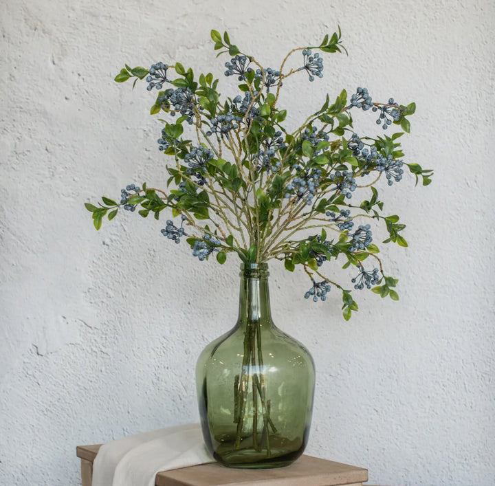 26” Blue Berry Foliage Spray