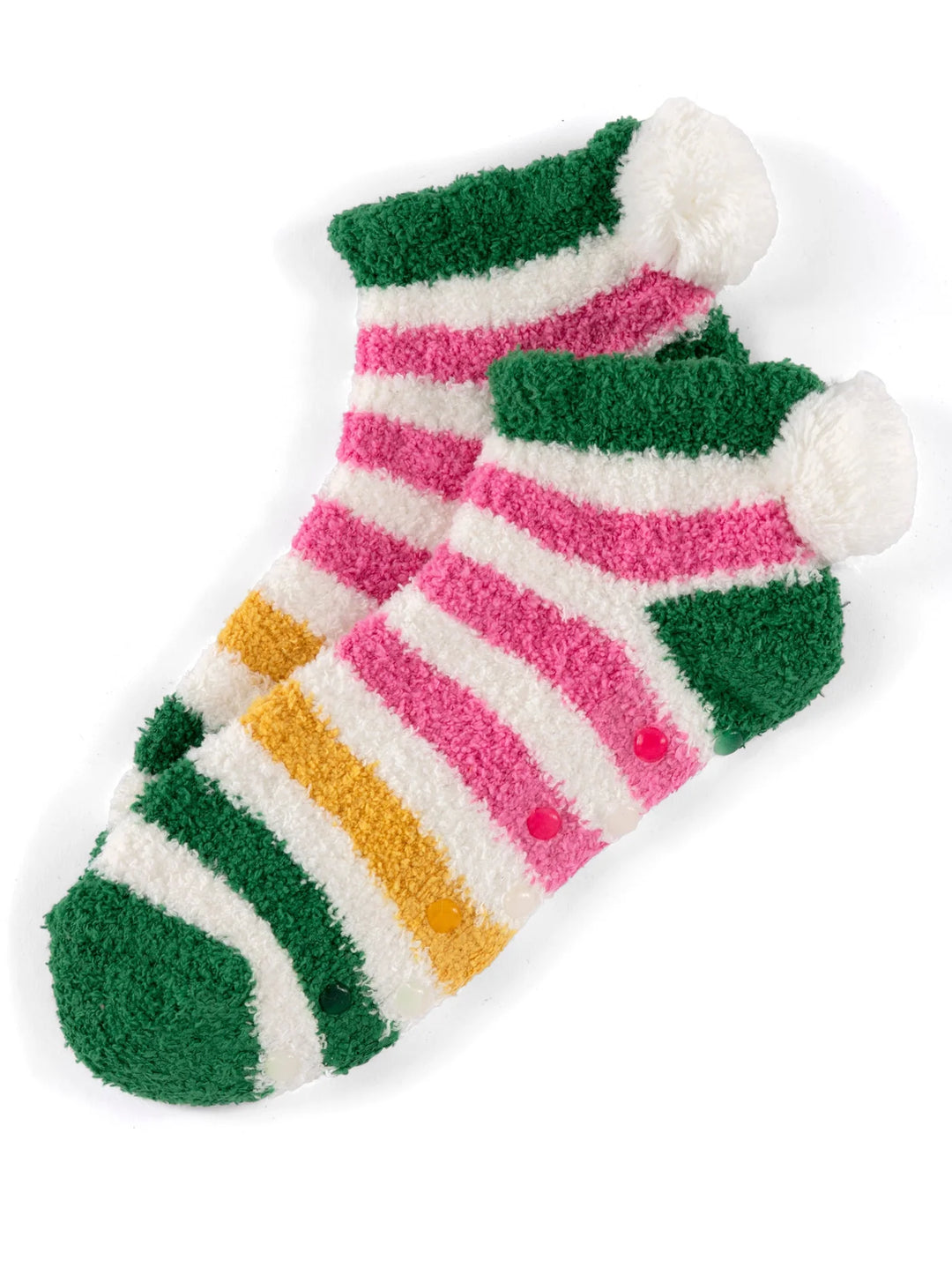 Peppermint Stripe Cozy Socks
