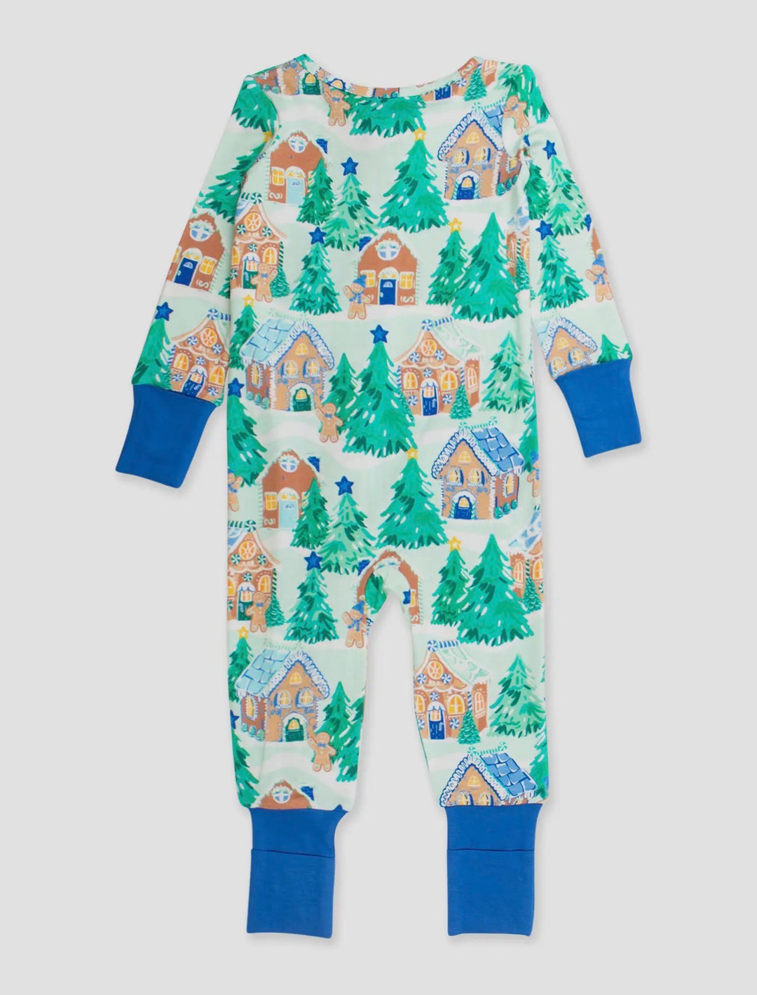 Gingerbread Village Convertible Onesie