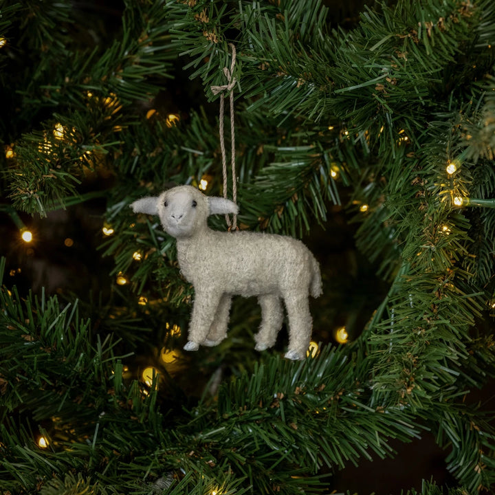 Woolly Lamb Ornament