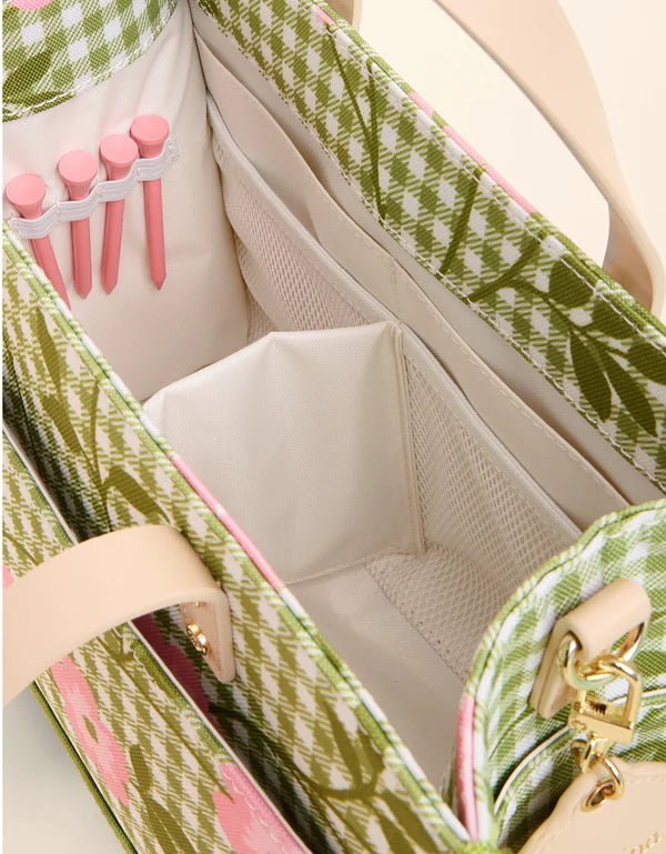 Golf Crossbody Tote – Castillo Gingham