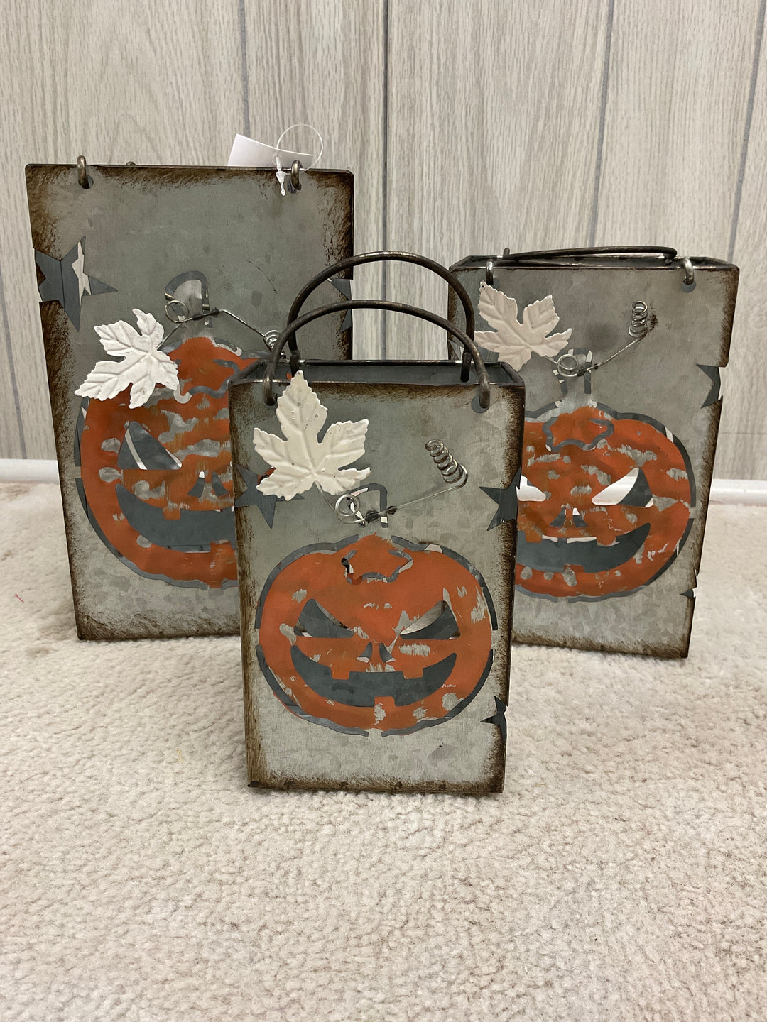 Tin Jack-O-Lanterns