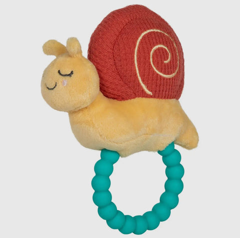 Snail Rattle Teether