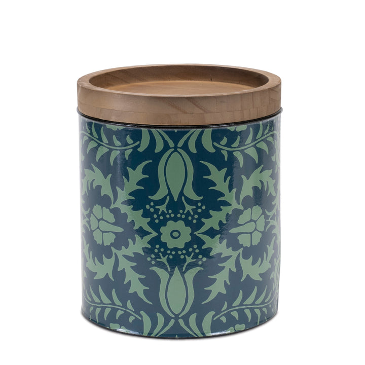 Iron and Wood Canister