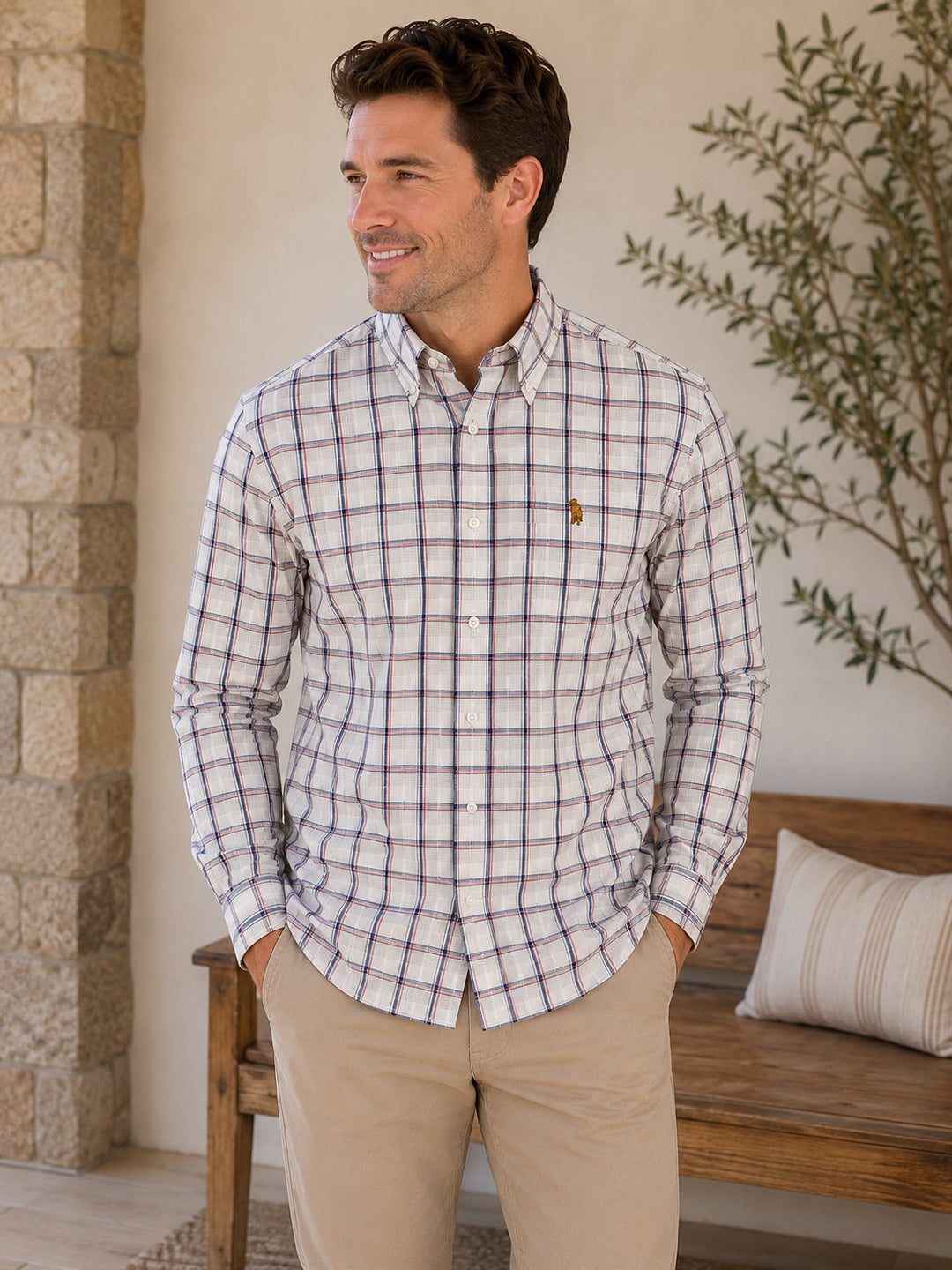 Heritage Plaid Performance Button Down