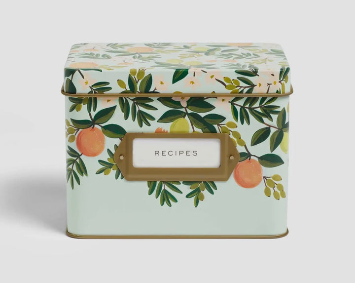 Citrus Grove Recipe Tin