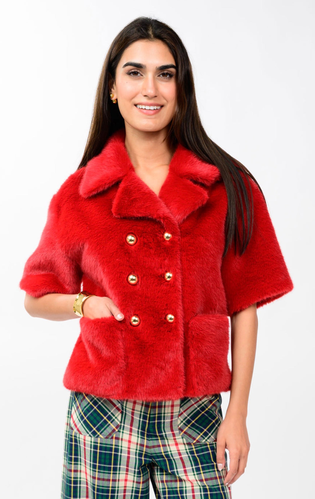 Scarlet Luxe Faux Fur Jacket