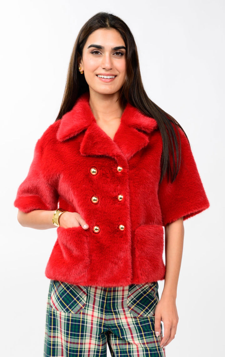 Scarlet Luxe Faux Fur Jacket