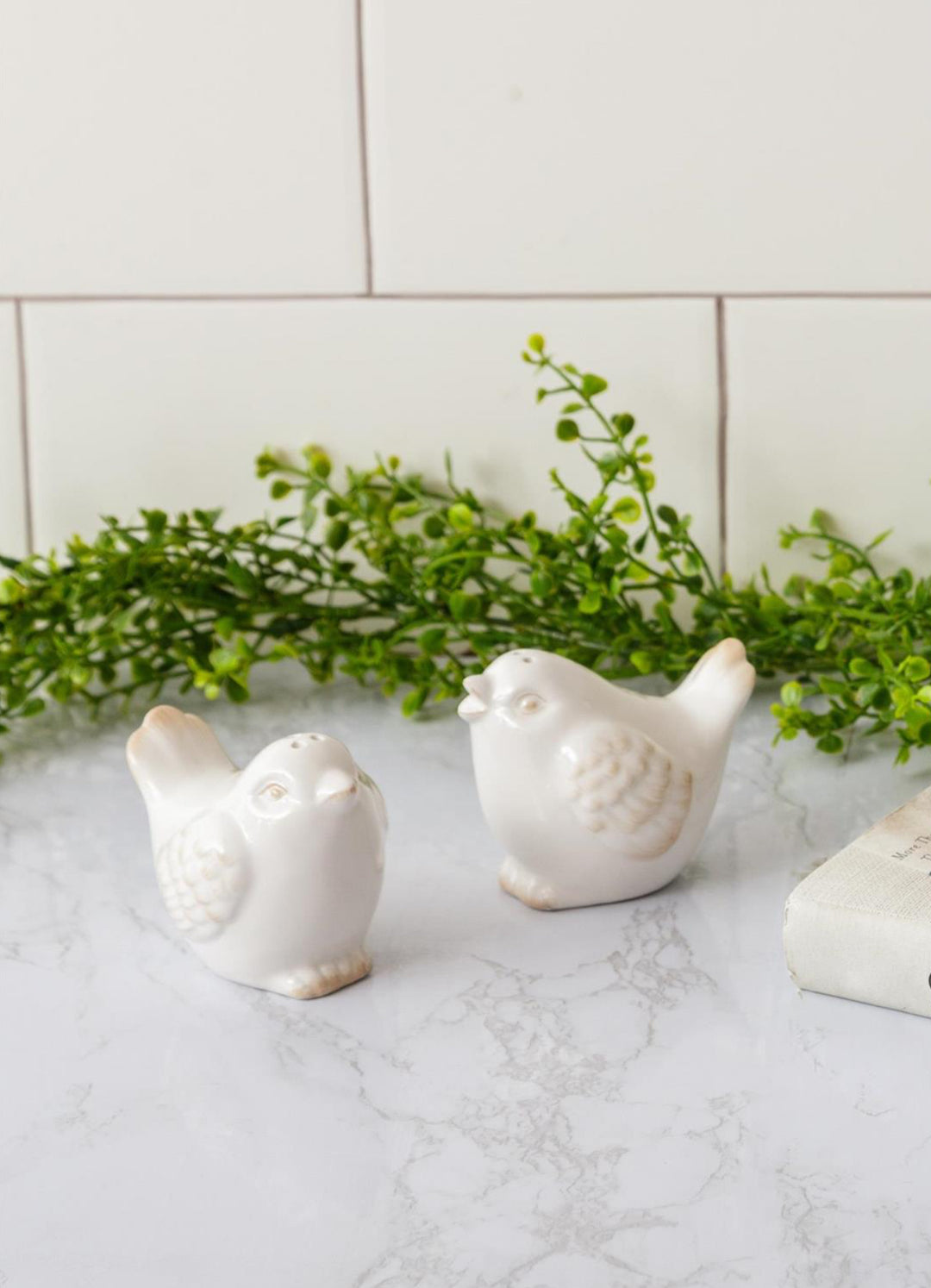 Ceramic Bird Salt & Pepper Shaker Set