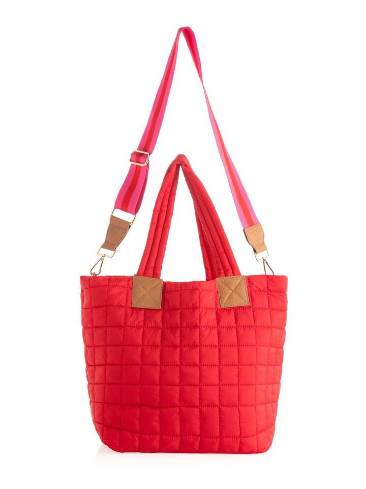 Ezra Tote in Red