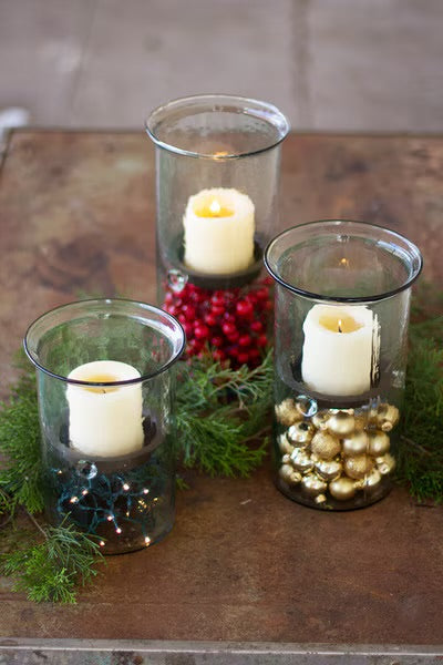Glass Candle Cylinders