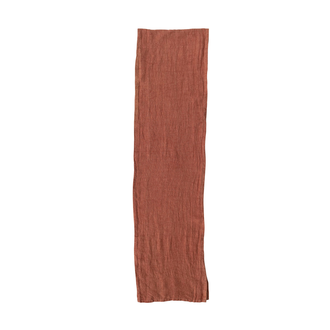 108” Stonewashed Linen Table Runner