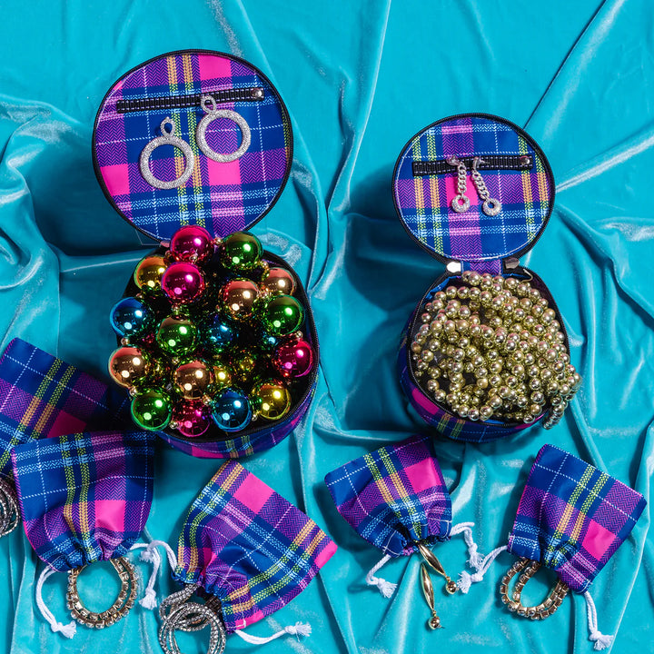 Scout Bags: Perfect Gem Plus – Plaid Travel Jewelry Case