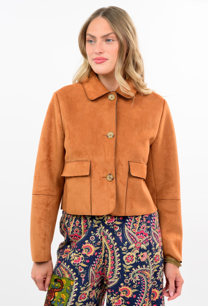 The Sutton Faux Suede Jacket
