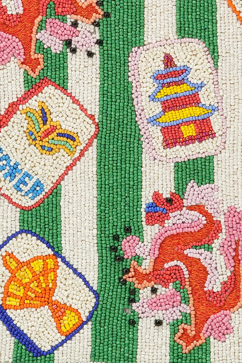 Mahjong Social Jacquard Tote