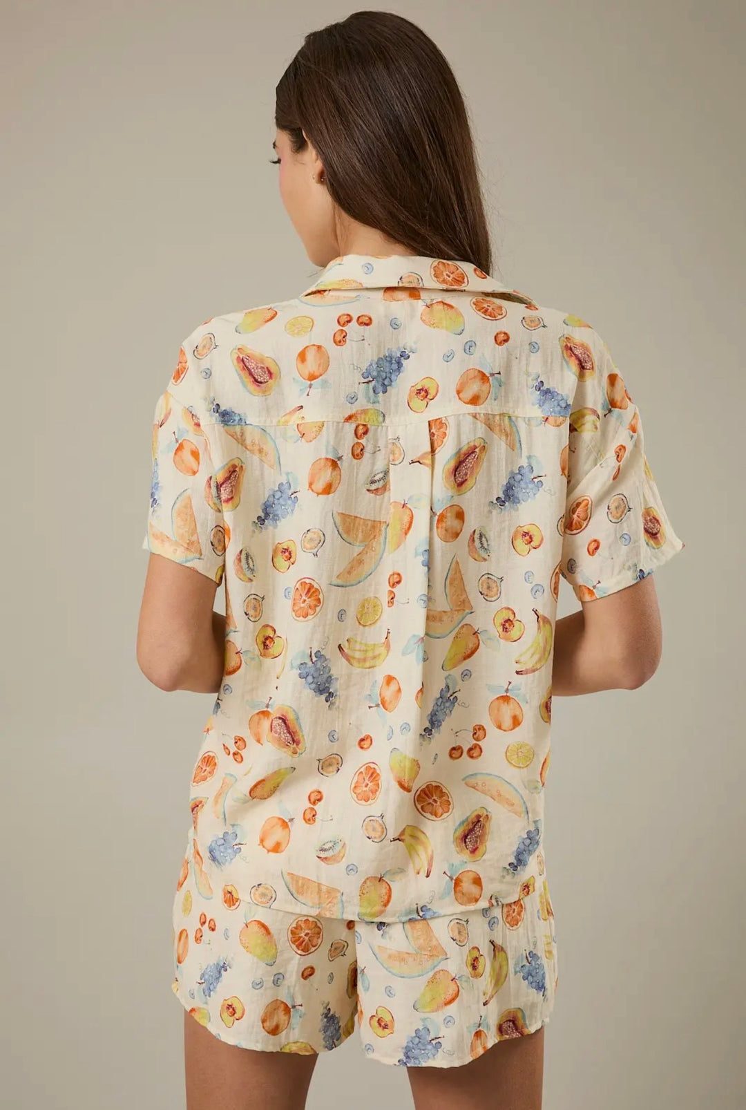 Citrus Grove Button-Up Top