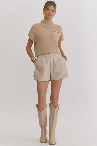 Mocha Pocket Sweater