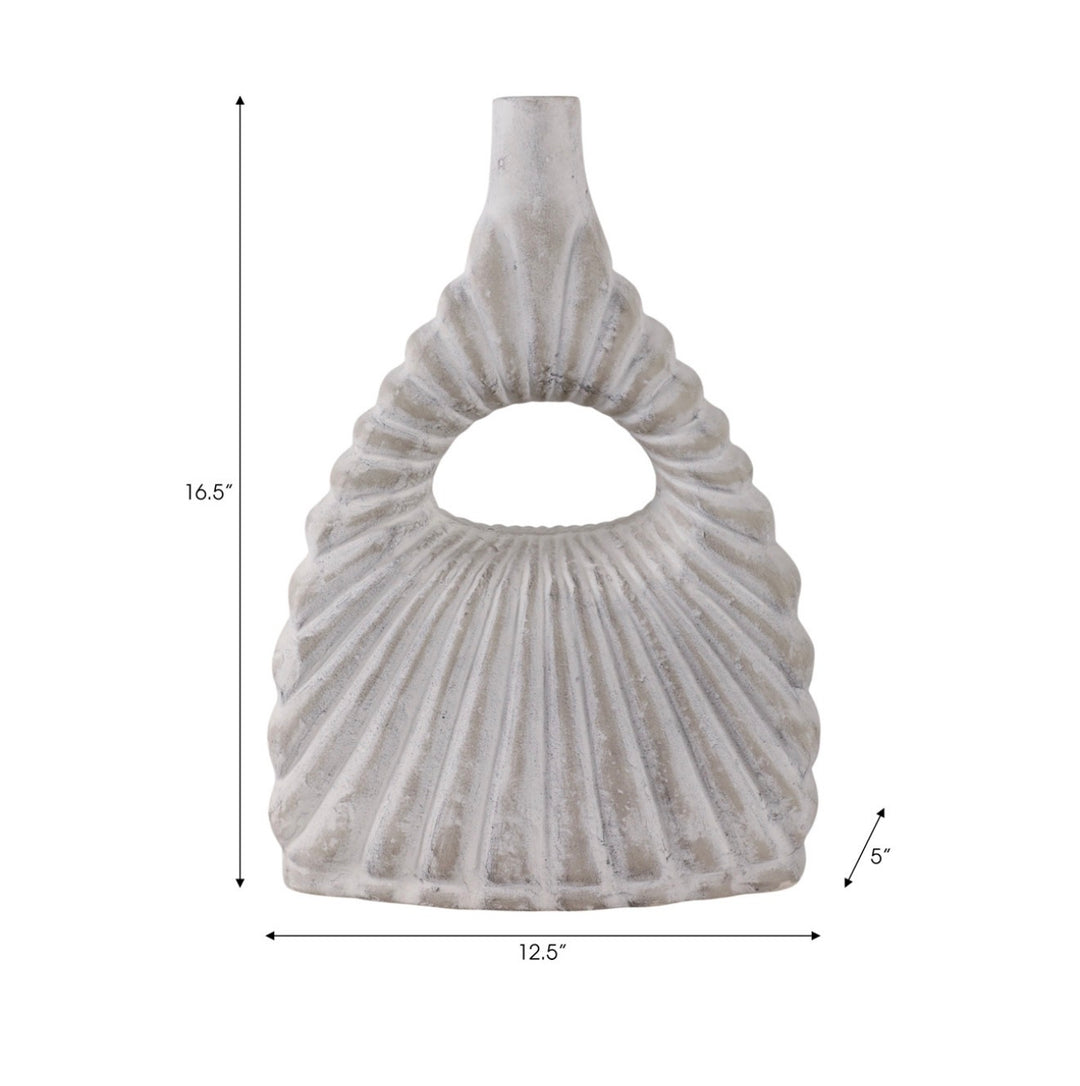 Selene Arch Stoneware Vase