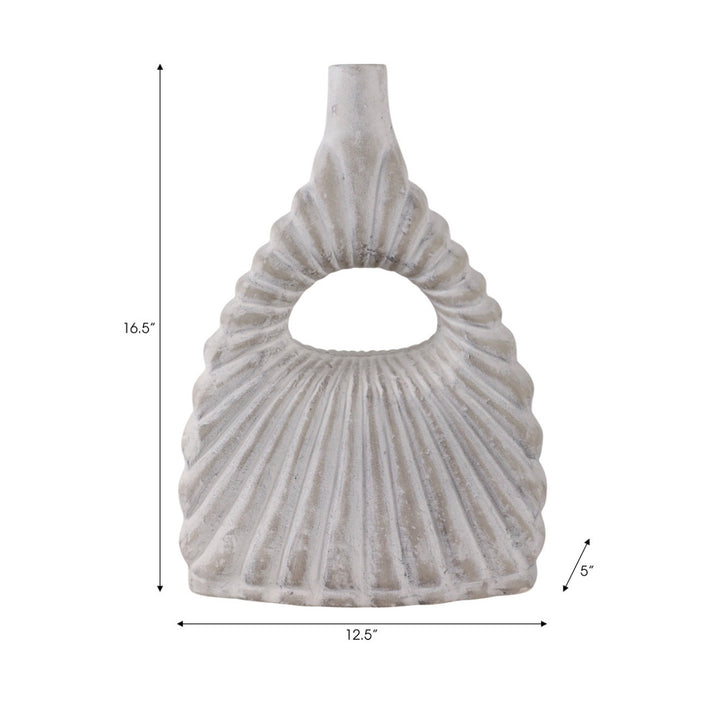 Selene Arch Stoneware Vase