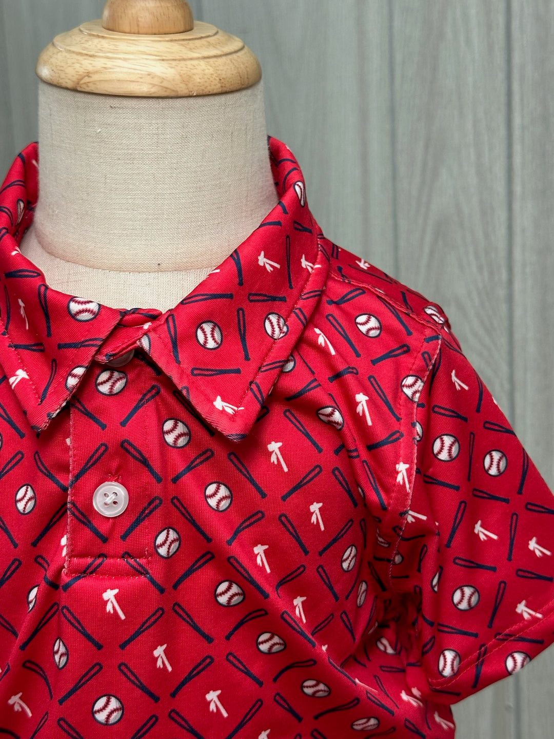 Atlanta Red Baseball Polo
