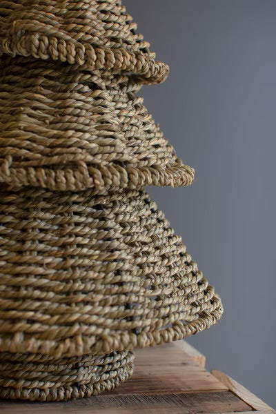 Evergreen Woven Vine Christmas Trees