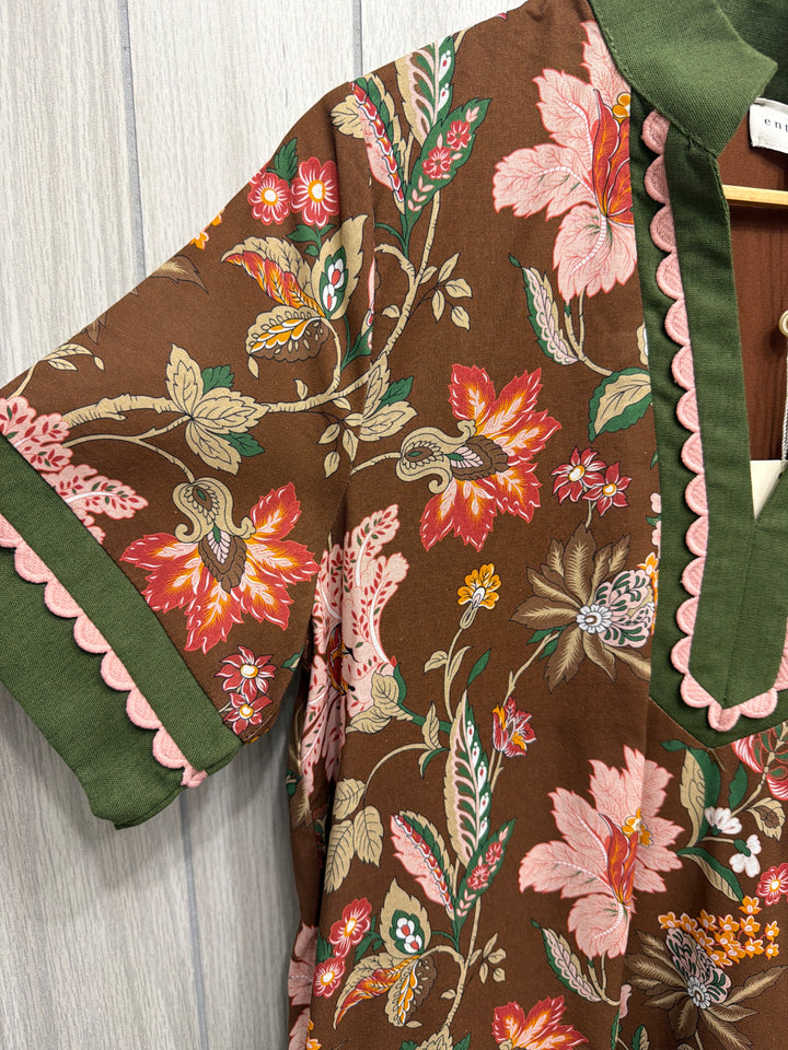 Harvest Blooms Tunic Dress