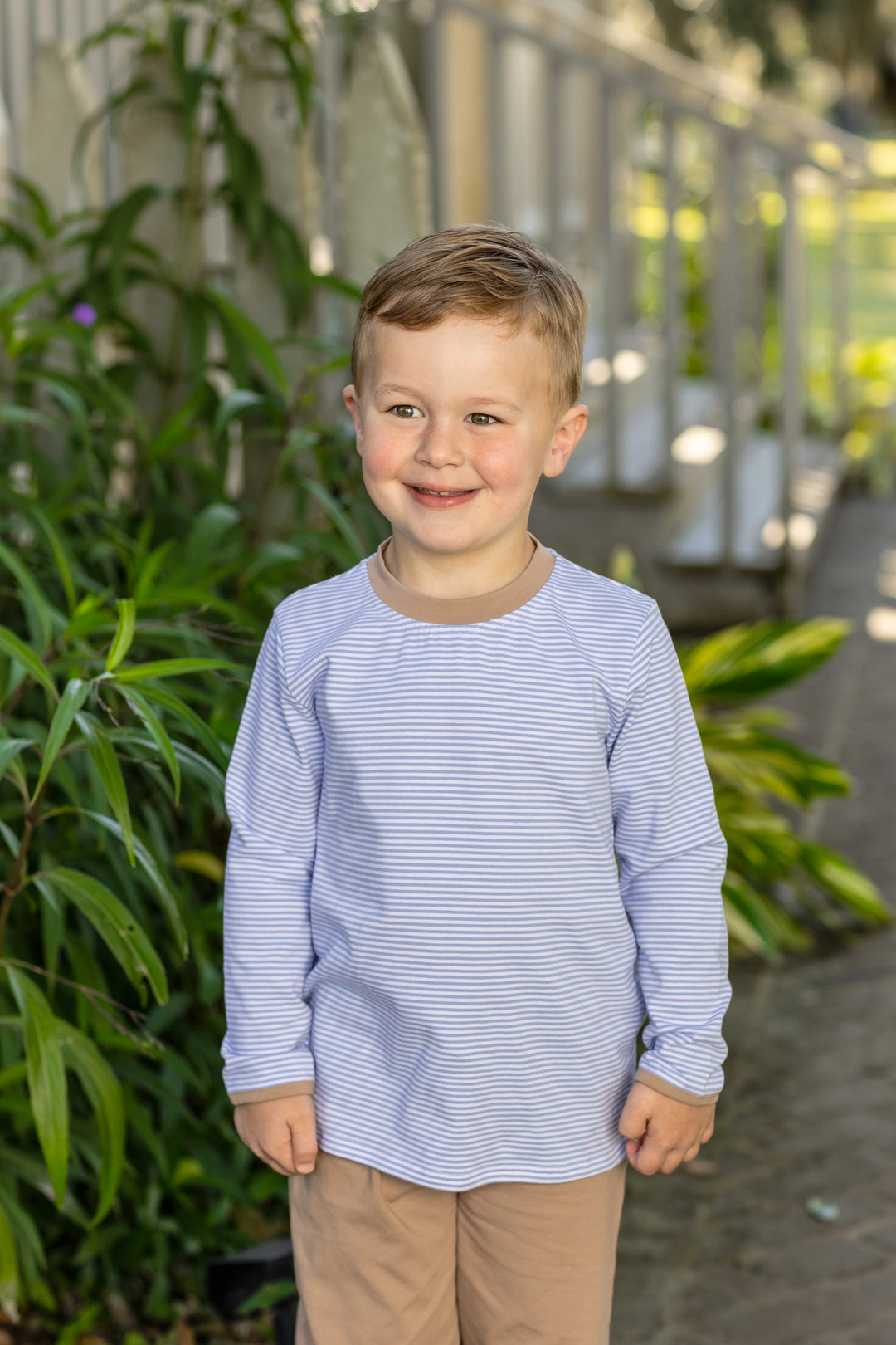 Bayside Stripe Pant Set
