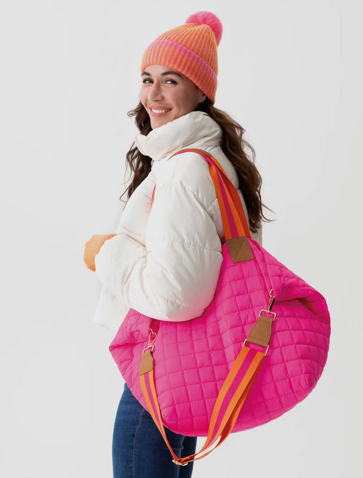 Ezra Tote in Magenta