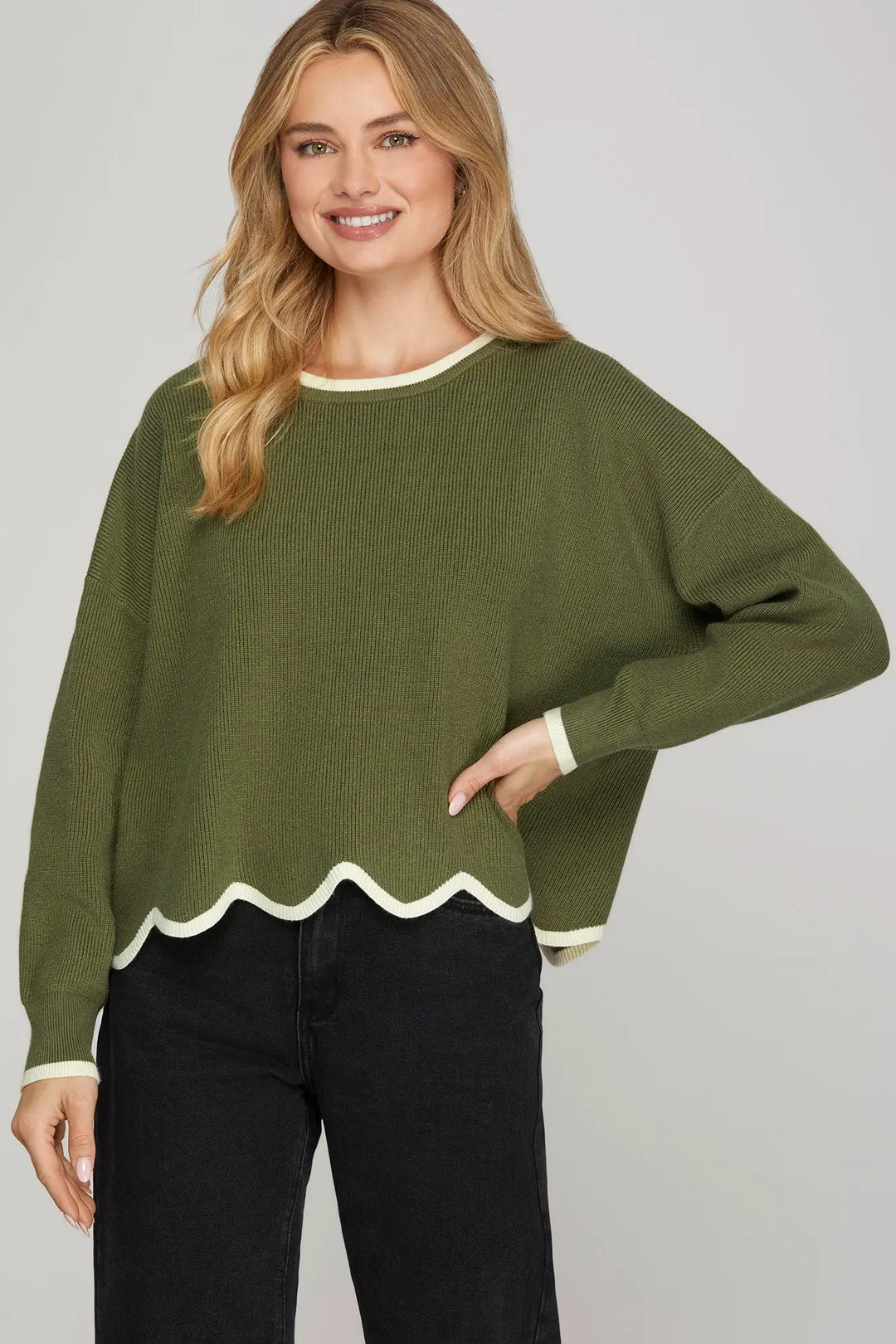 The Willow Scallop Sweater
