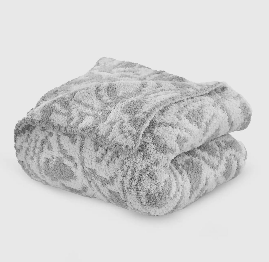 Frosted Haven Plush Throw