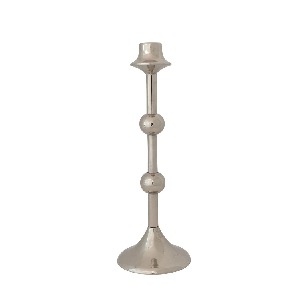 Sleek Sphere Taper Candle Sticks