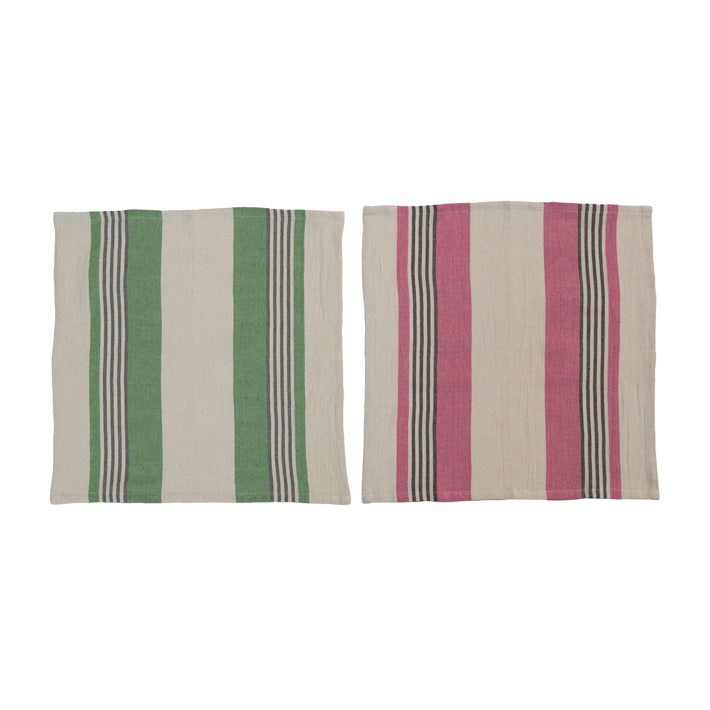 Vintage Multi Color Stripe Napkins