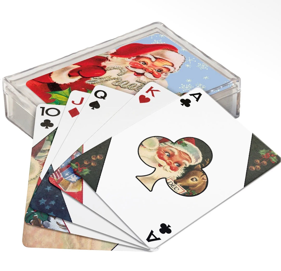 Vintage Santa Playing Cards – 54-Card Set