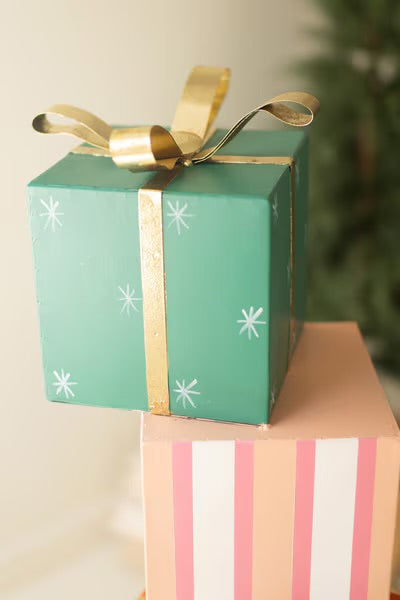 Merry & Bright Metal Christmas Sleigh with Presents