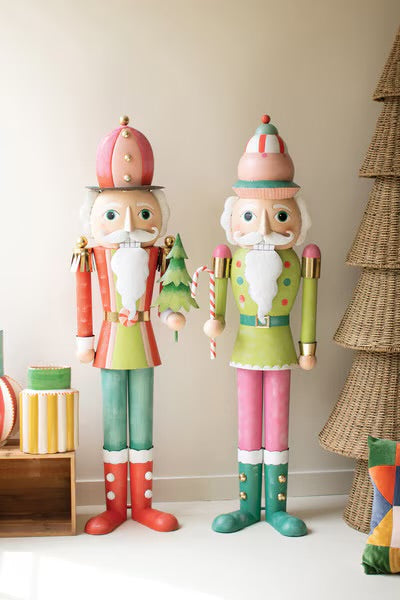 Whimsical Nutcracker Statement Figurines