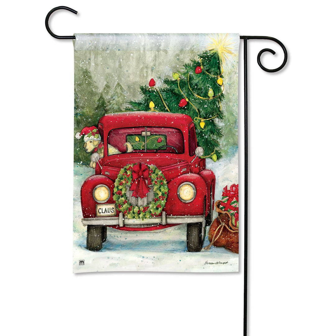 Christmas Tree Delivery Garden Flag