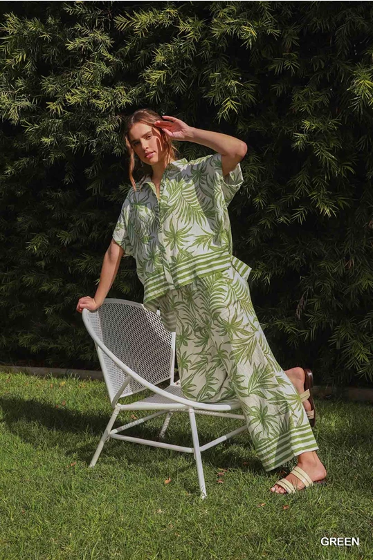 Tropical Green Pants