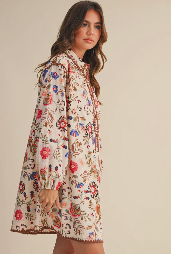 Garden Tapestry Swing Dress