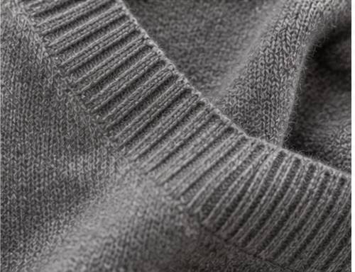 The Heathered Cashmere V-Neck Sweater