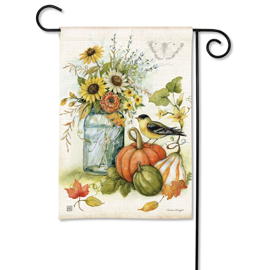 Sunflower Harvest Garden Flag