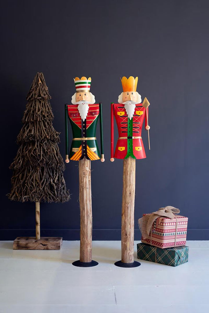 Regal Wooden Nutcracker Posts