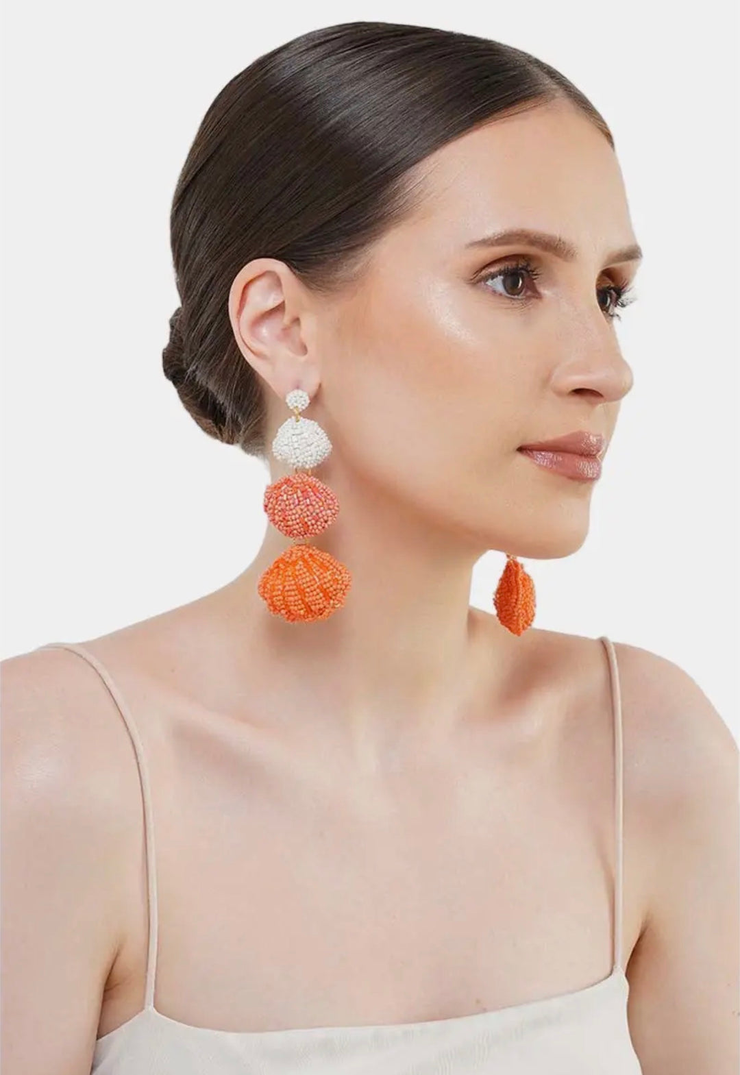 Sunset Shell Statement Earrings