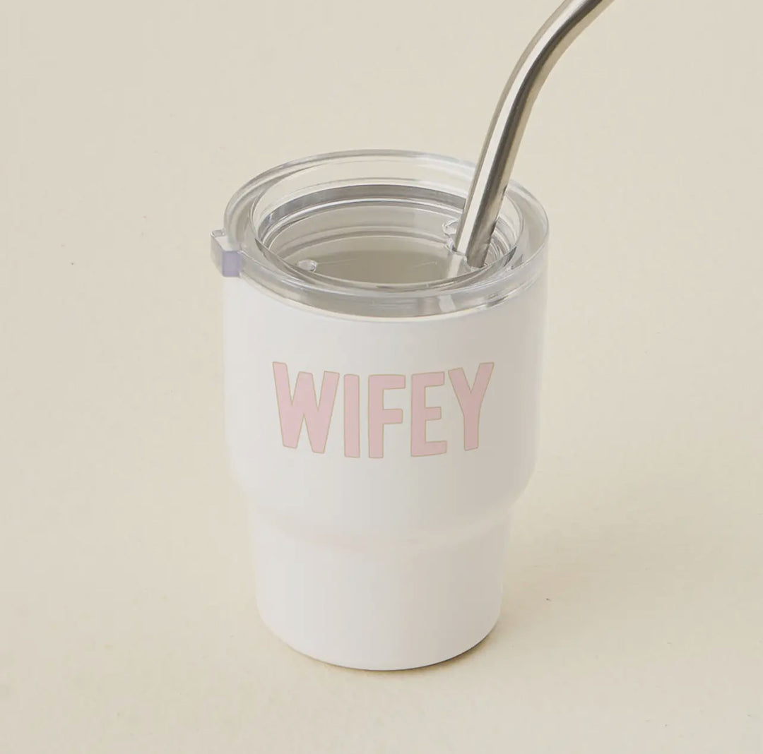 2 oz Wifey Tumbler with Straw