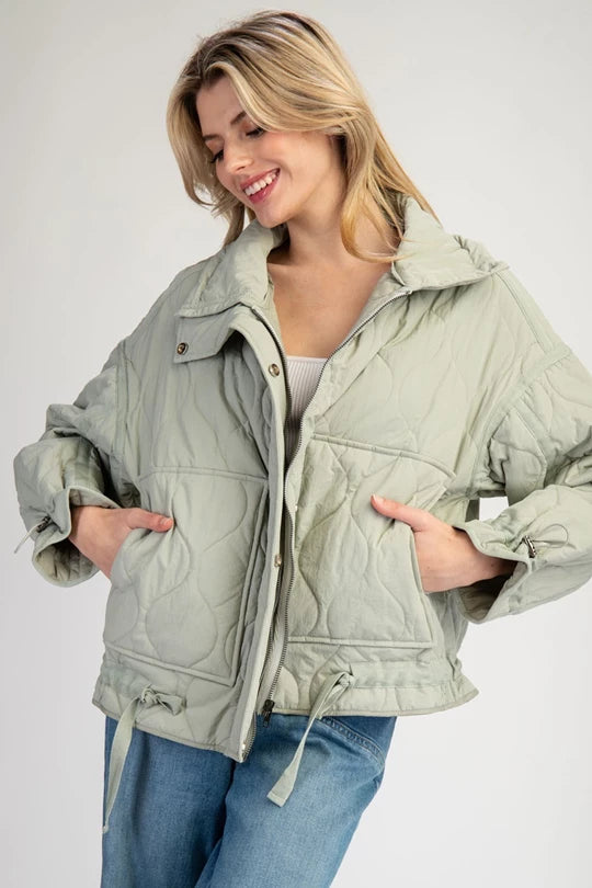 The Sage Chalet Quilted Jacket